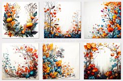 Autumn Season Backgrounds, Fall Colors Leaves Background Product Image 2