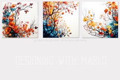 Autumn Season Backgrounds, Fall Colors Leaves Background Product Image 4