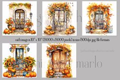 Autumn Front Doors Wind Spinner, Welcome Home Wind Spinners Product Image 2