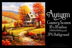 Autumn Scenes Backgrounds, Fall Country Scenes Background s1 Product Image 5
