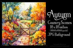 Autumn Scenes Backgrounds, Fall Country Scenes Background s1 Product Image 7