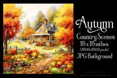 Autumn Scenes Backgrounds, Fall Country Scenes Background s2 Product Image 5