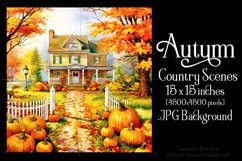Autumn Scenes Backgrounds, Fall Country Scenes Background s2 Product Image 7