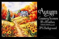 Autumn Scenes Backgrounds, Fall Country Scenes Background s1 Product Image 6