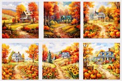 Autumn Scenery Backgrounds, Fall Colors Scenes Backgrounds Product Image 2