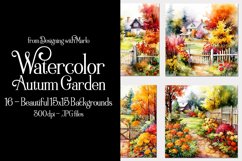 Autumn Scenery Backgrounds, Fall Colors Scenes Backgrounds Product Image 1