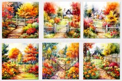 Autumn Scenery Backgrounds, Fall Colors Scenes Backgrounds Product Image 2