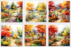Autumn Scenery Backgrounds, Fall Colors Scenes Backgrounds Product Image 3