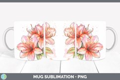 GorgeousWatercolor Mug Wrap design.