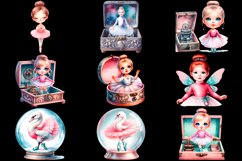 Watercolor Baby Ballerina Clipart Product Image 3
