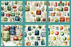 Back to School Seamless, School Supplies Seamless Patterns Product Image 4