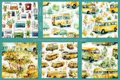 Back to School Seamless, School Supplies Seamless Patterns Product Image 6