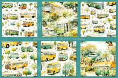 Back to School Seamless, School Supplies Seamless Patterns Product Image 2
