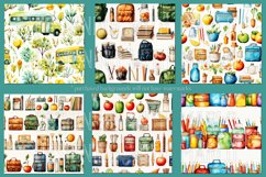Back to School Seamless, School Supplies Seamless Patterns Product Image 4