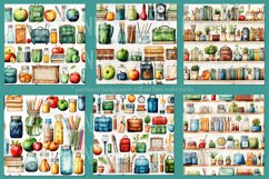 Back to School Seamless, School Supplies Seamless Patterns Product Image 5