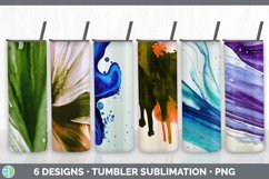 Bundle of six Watercolor Background sublimation tumbler designs.