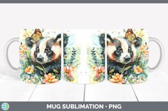 GorgeousWatercolor Mug Wrap design.