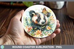 GorgeousWatercolor Round Coaster design.