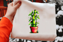 Watercolor Bamboo Stalk Clipart Product Image 2