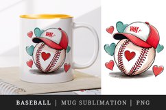 Watercolor baseball mug, cup wrap sublimation design bundle Product Image 8