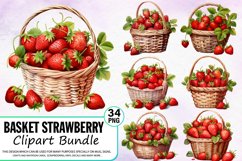 Watercolor Fruit,Strawberry Clipart,Strawberry Graphics,Strawberries Png,Strawberry,Strawberry Pie,