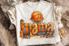 Basketball Mama, Basketball PNG Sublimation Design, Game Day Product Image 2