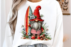Watercolor Beach Gnome Clipart Product Image 3