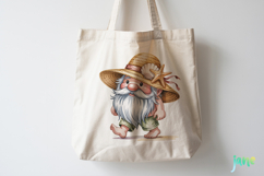 Watercolor Beach Gnome Clipart Product Image 3