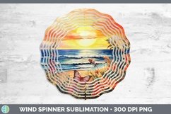 GorgeousWatercolor Wind Spinner design.