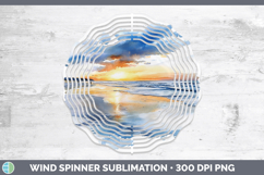 GorgeousWatercolor Wind Spinner design.