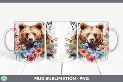 GorgeousWatercolor Mug Wrap design.