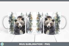 GorgeousWatercolor Mug Wrap design.