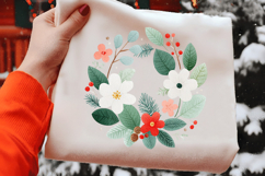 Watercolor Beautiful Floral Border Png Product Image 2