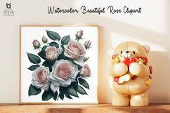 Watercolor Beautiful Rose Clipart, Rose Mug Sublimation PNG Product Image 9