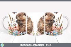 GorgeousWatercolor Mug Wrap design.