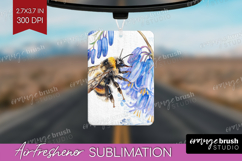 Bee Air Freshener PNG - Watercolor Bee PNG Sublimation Product Image 1