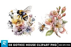 Bee Flowers Watercolor Sublimation, Bee Flowers Watercolor, Bee Flowers, Sublimation Design, Digital Download,Watercolor Clipart, Art, Illustration, Instant Download, Digital, Sublimation, Printable, Print On Demand, Bundle Clipart, Watercolor,