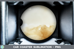 GorgeousWatercolor Car Coaster design.