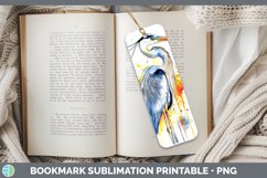 GorgeousWatercolor Bird Bookmark design.