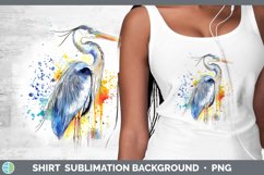 GorgeousWatercolor Bird Shirt design.