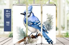 Blue Jay Bird Wrap for Sublimation T1 Product Image 1