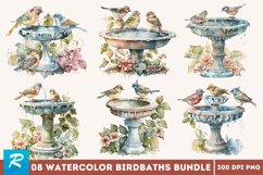 clipart bundle,aesthetic,junk journal,scrapbooking ephemera,png bundle,Watercolor birdbath clipart,birdbath png,bird png,springtime,cute garden,bird bath scenery,garden png,garden clipart,watercolor,png,digital,download,design,printable,floral,flowers,bir
