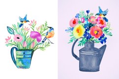 Watercolor Watering Can with Birds Clipart Bundle,Birds Clipart Bundle,watercolor clipart,floral clipart,watercolor floral,spring clipart,watercolor spring,bird nest,watercolor bird,spring birds,floral birds,floral nest,nest with flowers,watercolor nest,s