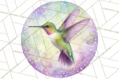 Watercolor Songbirds in Flight PNG Clipart Product Image 2