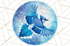 Watercolor Songbirds in Flight PNG Clipart Product Image 2