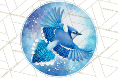 Watercolor Songbirds in Flight PNG Clipart Product Image 2