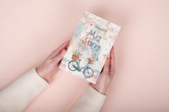 4 Watercolor Birds Pattern Background Product Image 5