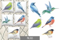 Colorful Bird Breeds Watercolor Sublimation Product Image 1