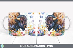GorgeousWatercolor Mug Wrap design.
