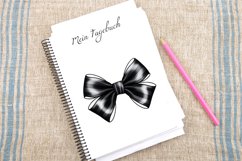 Watercolor Black Bow Clipart Bundle Product Image 4